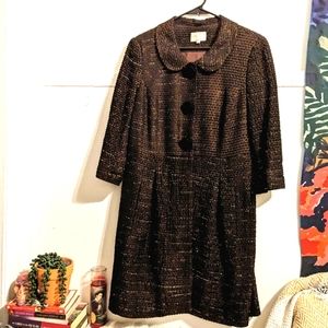 Alberto
Vintage Brown Tweed Coat with Black Buttons